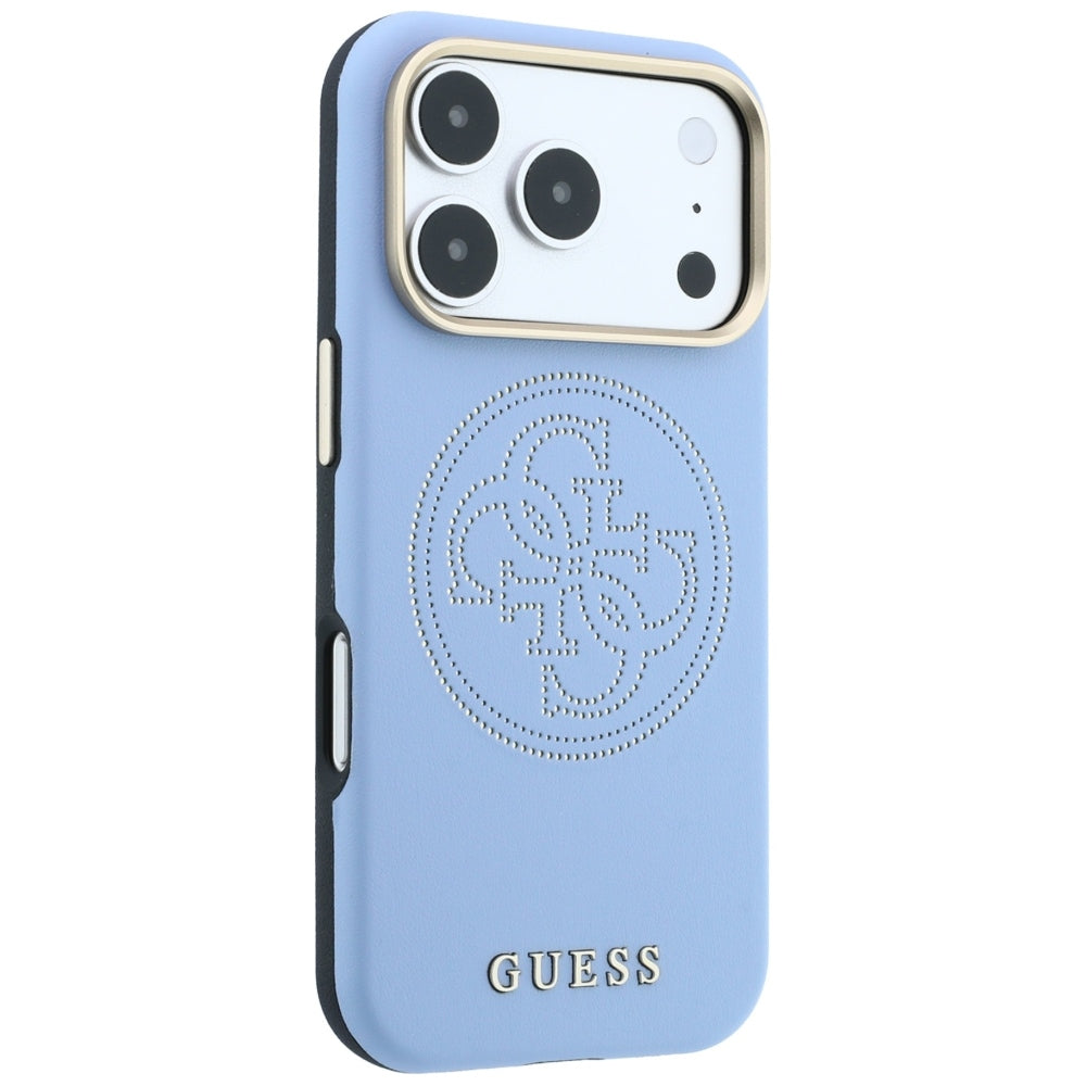 MagSafe futrola za Apple iPhone 18 Pro Max / 17 Pro Max, Guess, Perforated 4G, Plava