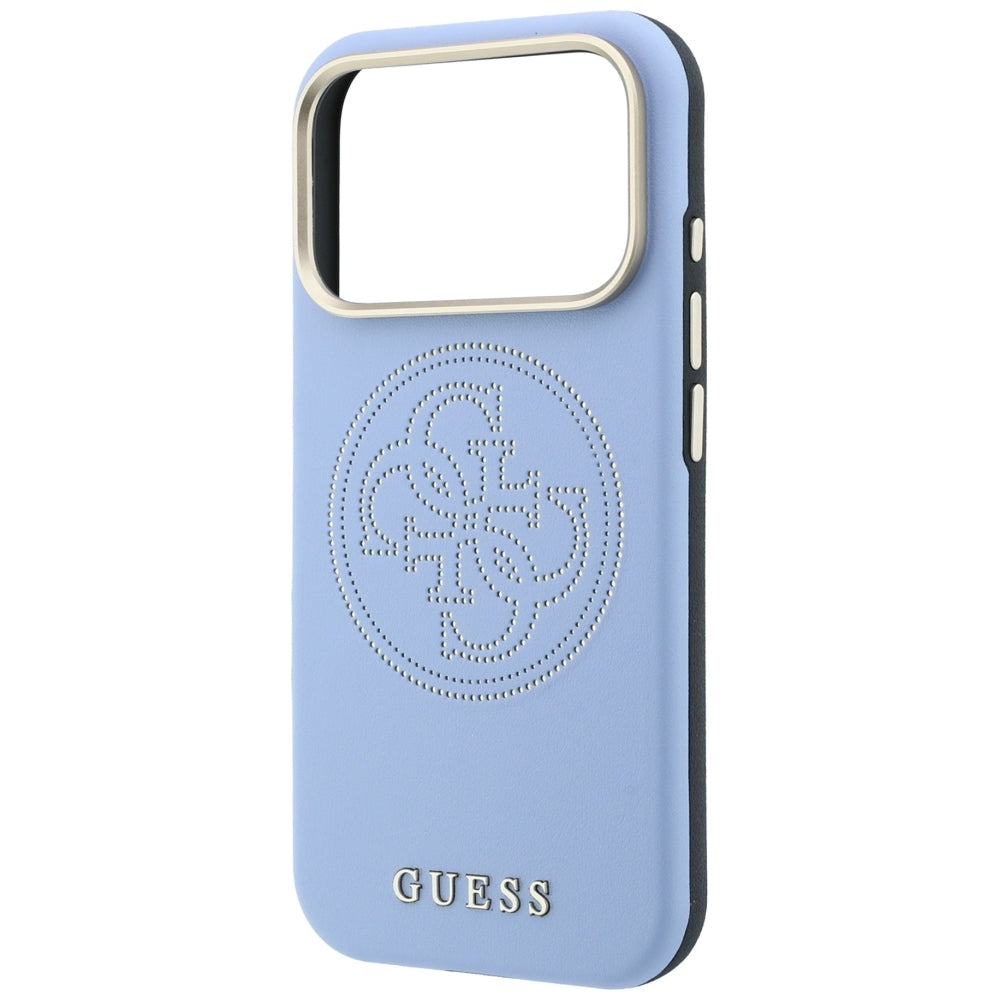 MagSafe futrola za Apple iPhone 18 Pro Max / 17 Pro Max, Guess, Perforated 4G, Plava
