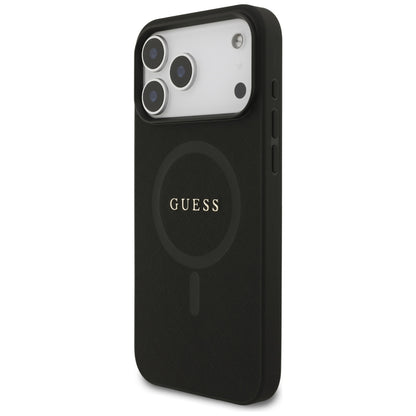 MagSafe futrola za Apple iPhone 18 Pro Max / 17 Pro Max, Guess, Saffiano, Crna