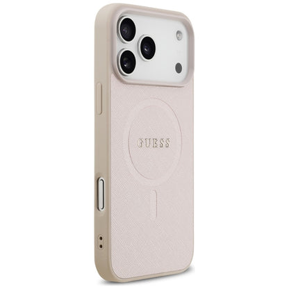 MagSafe futrola za Apple iPhone 18 Pro Max / 17 Pro Max, Guess, Saffiano, Roza