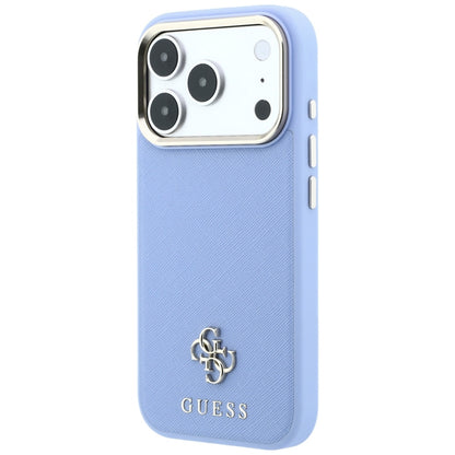 MagSafe futrola za Apple iPhone 18 Pro Max / 17 Pro Max, Guess, Saffiano Small 4G Classic, Plava