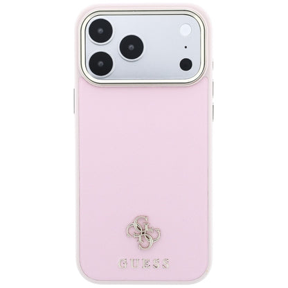 MagSafe maska za Apple iPhone 18 Pro Max / 17 Pro Max, Guess, Saffiano Small 4G Classic, Roza