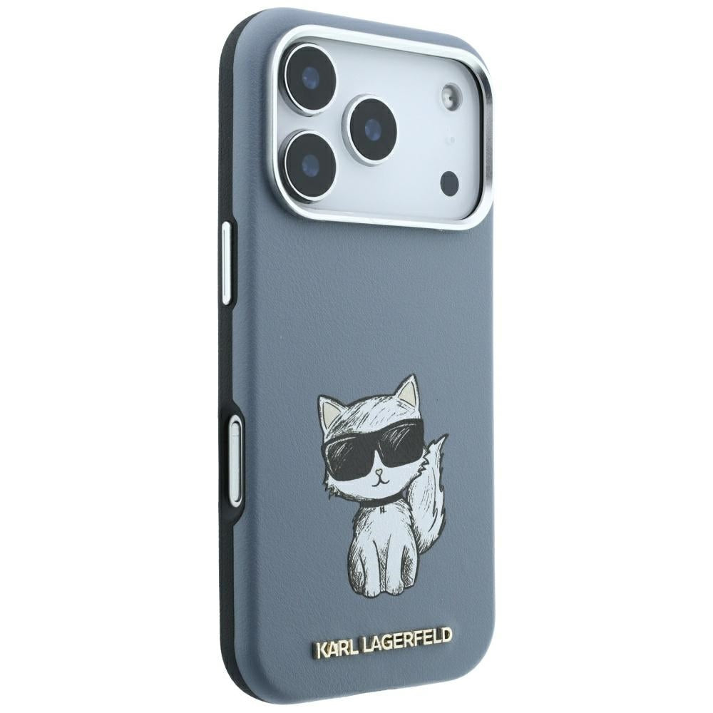 MagSafe maska za Apple iPhone 18 Pro Max / 17 Pro Max, Karl Lagerfeld, Choupette Sketch, Plava