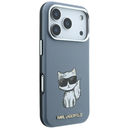 MagSafe maska za Apple iPhone 18 Pro Max / 17 Pro Max, Karl Lagerfeld, Choupette Sketch, Plava