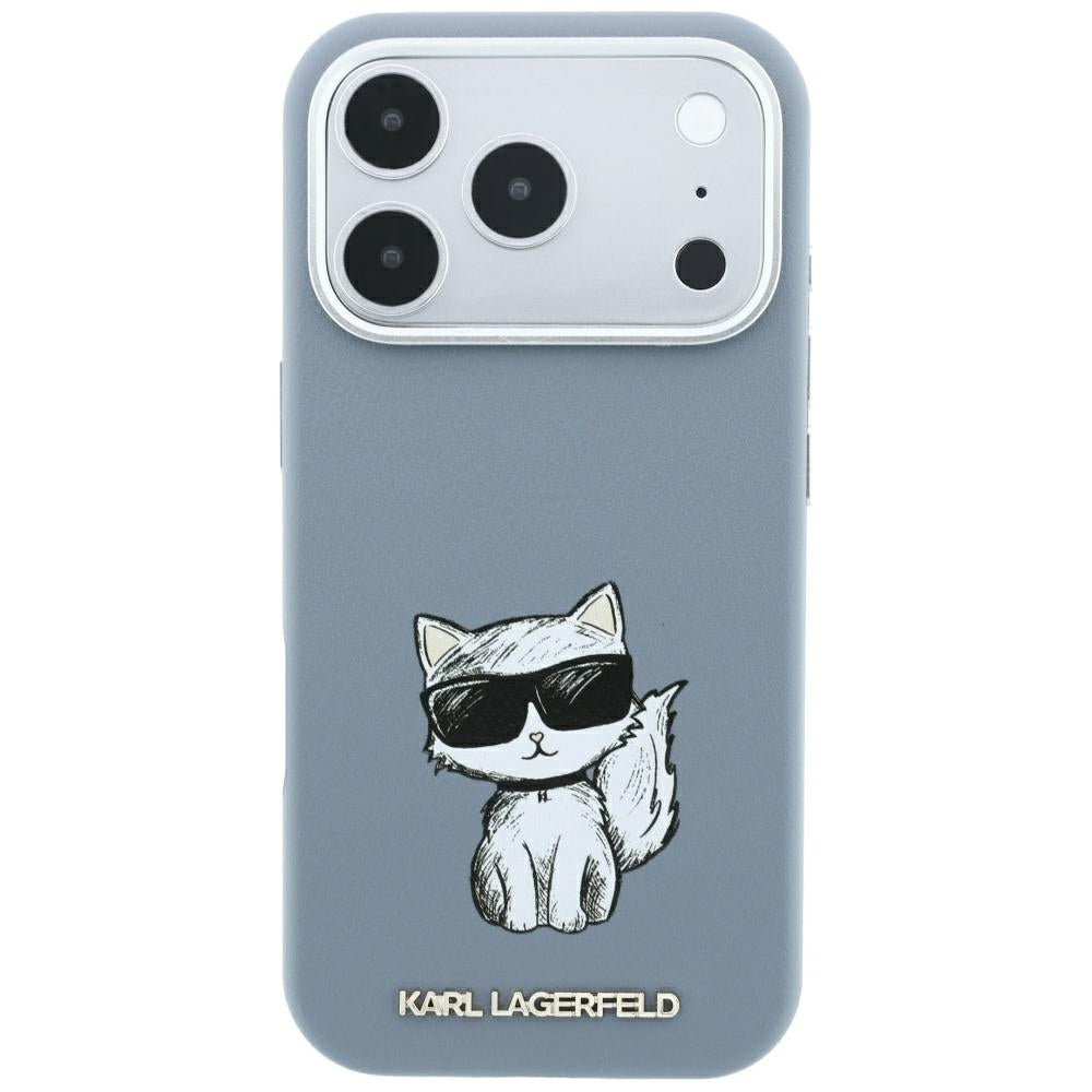 MagSafe maska za Apple iPhone 18 Pro Max / 17 Pro Max, Karl Lagerfeld, Choupette Sketch, Plava