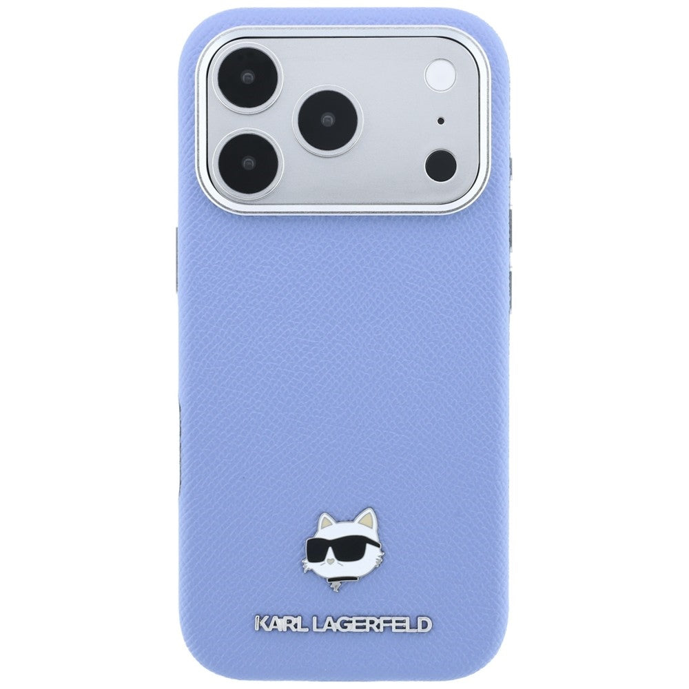 MagSafe futrola za Apple iPhone 18 Pro Max / 17 Pro Max, Karl Lagerfeld, Grained Choupette Head, Plava
