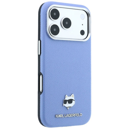 MagSafe futrola za Apple iPhone 18 Pro Max / 17 Pro Max, Karl Lagerfeld, Grained Choupette Head, Plava