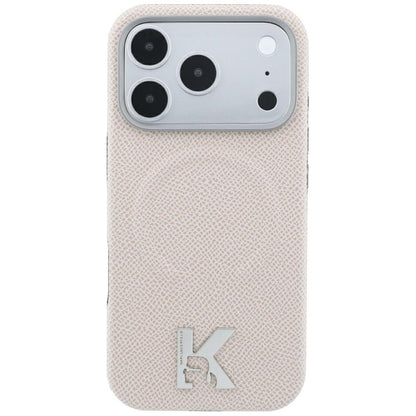 MagSafe futrola za Apple iPhone 18 Pro Max / 17 Pro Max, Karl Lagerfeld, Grained Embossed Ring, Bež