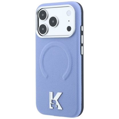 MagSafe maska za Apple iPhone 18 Pro Max / 17 Pro Max, Karl Lagerfeld, Grained Embossed Ring, Plava