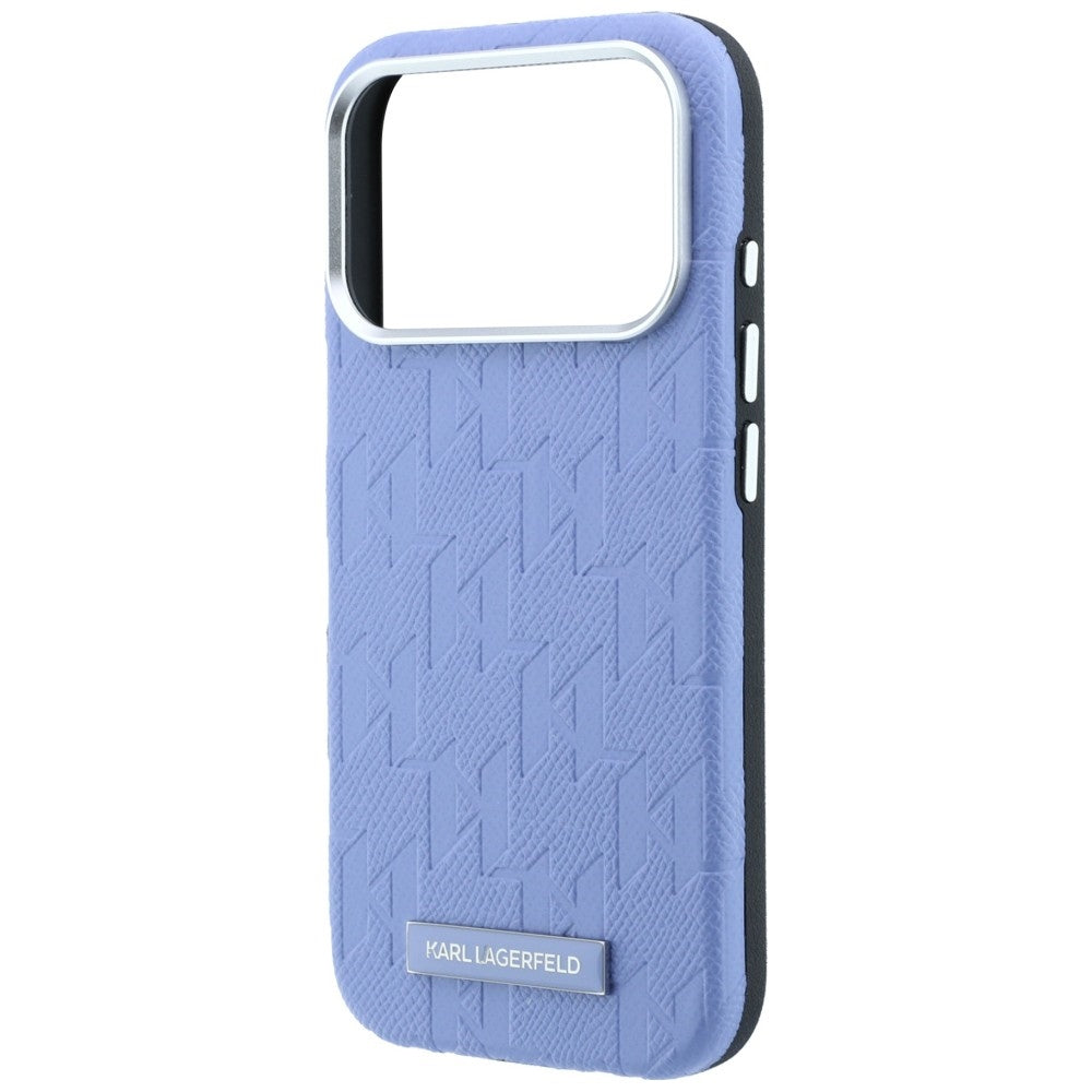 MagSafe maskica za Apple iPhone 18 Pro Max / 17 Pro Max, Karl Lagerfeld, Grained Mono Resin Logo, Plava