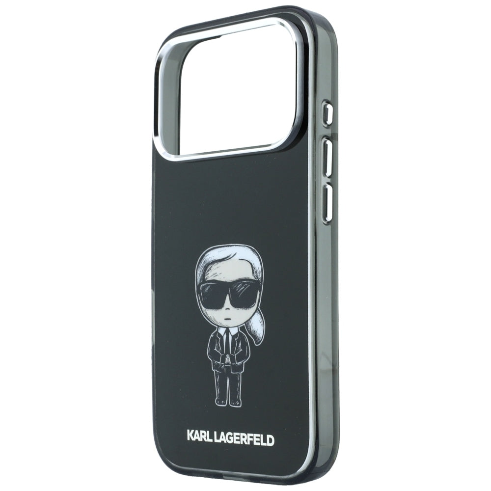MagSafe maska za Apple iPhone 18 Pro Max / 17 Pro Max, Karl Lagerfeld, HC IML Ikonik Sketch Print, Crna