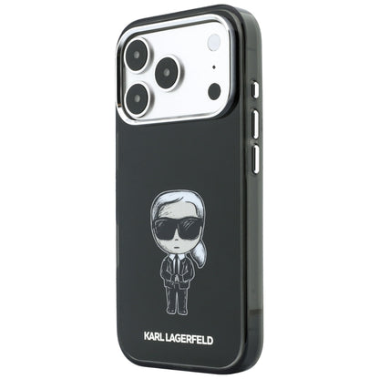 MagSafe maska za Apple iPhone 18 Pro Max / 17 Pro Max, Karl Lagerfeld, HC IML Ikonik Sketch Print, Crna