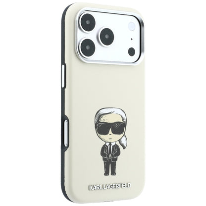 MagSafe maska za Apple iPhone 18 Pro Max / 17 Pro Max, Karl Lagerfeld, Ikonik Sketch, Bež