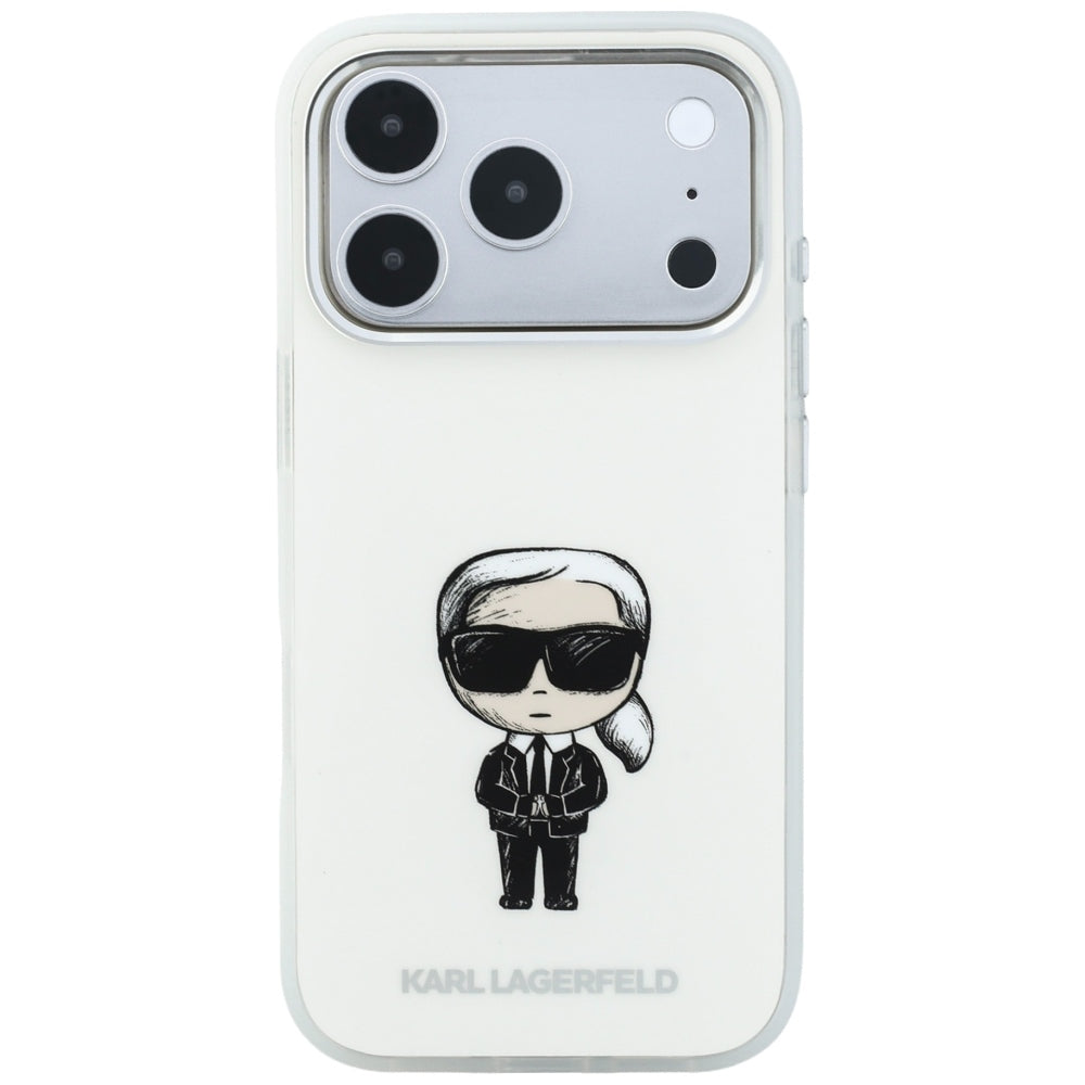 MagSafe futrola za Apple iPhone 18 Pro Max / 17 Pro Max, Karl Lagerfeld, IML Ikonik Sketch Print, Bež