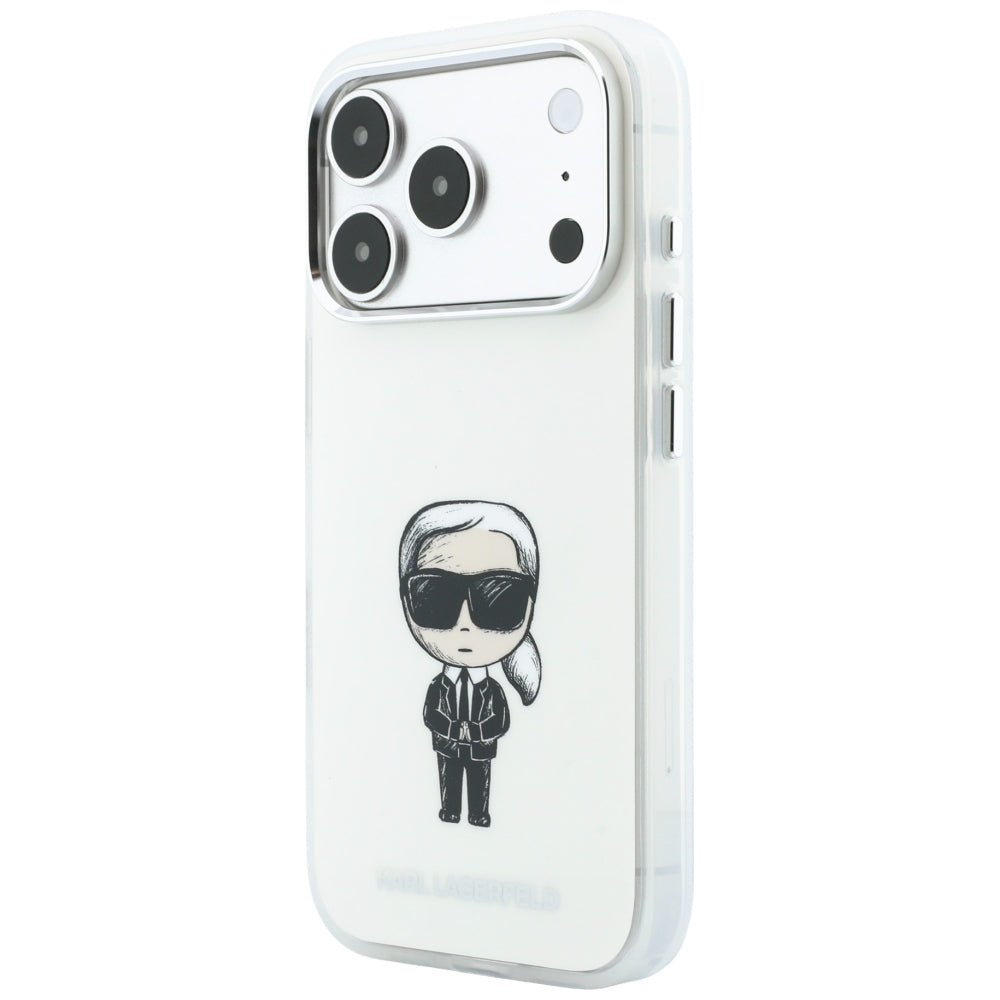 MagSafe futrola za Apple iPhone 18 Pro Max / 17 Pro Max, Karl Lagerfeld, IML Ikonik Sketch Print, Bež