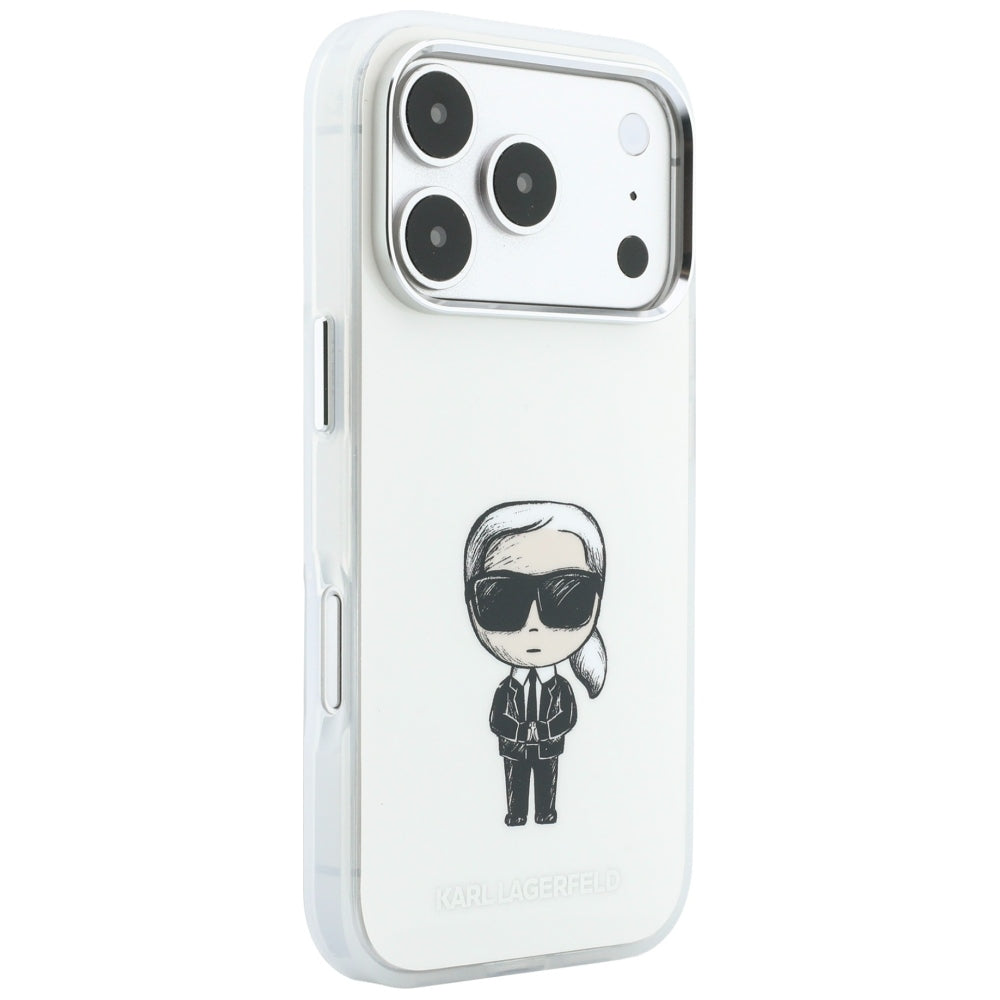 MagSafe futrola za Apple iPhone 18 Pro Max / 17 Pro Max, Karl Lagerfeld, IML Ikonik Sketch Print, Bež