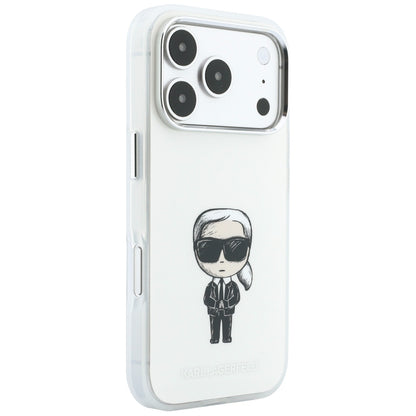 MagSafe futrola za Apple iPhone 18 Pro Max / 17 Pro Max, Karl Lagerfeld, IML Ikonik Sketch Print, Bež