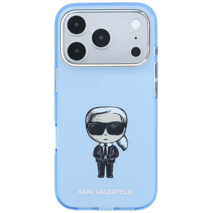 MagSafe futrola za Apple iPhone 18 Pro Max / 17 Pro Max, Karl Lagerfeld, IML Ikonik Sketch Print, Plava