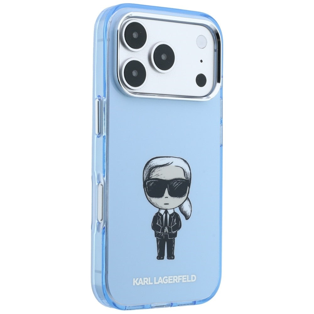 MagSafe futrola za Apple iPhone 18 Pro Max / 17 Pro Max, Karl Lagerfeld, IML Ikonik Sketch Print, Plava