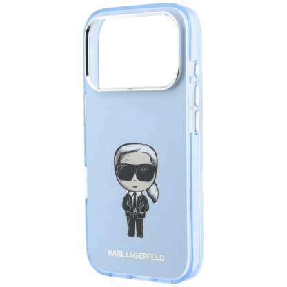 MagSafe futrola za Apple iPhone 18 Pro Max / 17 Pro Max, Karl Lagerfeld, IML Ikonik Sketch Print, Plava