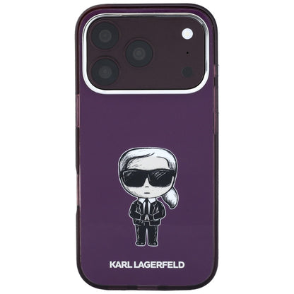 MagSafe futrola za Apple iPhone 18 Pro Max / 17 Pro Max, Karl Lagerfeld, IML Ikonik Sketch Print, Bordo