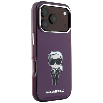 MagSafe futrola za Apple iPhone 18 Pro Max / 17 Pro Max, Karl Lagerfeld, IML Ikonik Sketch Print, Bordo