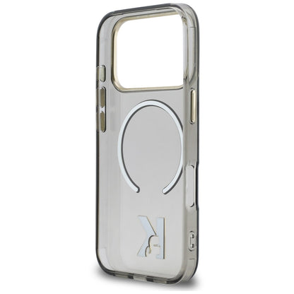 MagSafe maska za Apple iPhone 18 Pro Max / 17 Pro Max, Karl Lagerfeld, IML Karl Head Logo, crna
