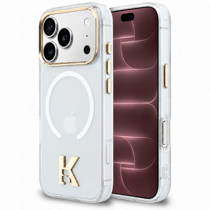 MagSafe maska za Apple iPhone 18 Pro Max / 17 Pro Max, Karl Lagerfeld, IML Karl Head Logo, prozirna