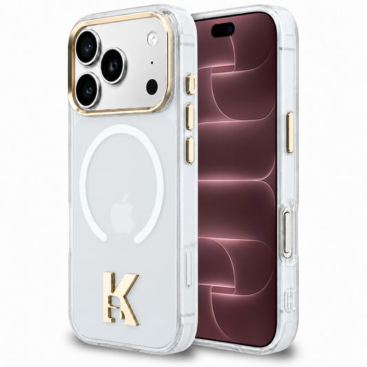 MagSafe maska za Apple iPhone 18 Pro Max / 17 Pro Max, Karl Lagerfeld, IML Karl Head Logo, prozirna