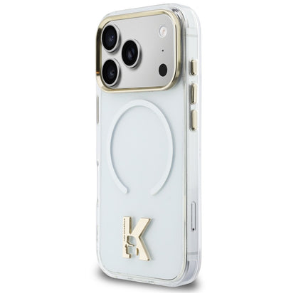MagSafe maska za Apple iPhone 18 Pro Max / 17 Pro Max, Karl Lagerfeld, IML Karl Head Logo, prozirna