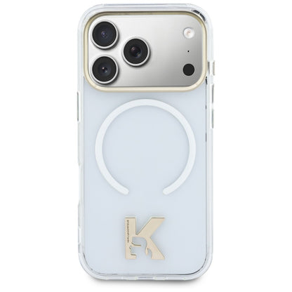 MagSafe maska za Apple iPhone 18 Pro Max / 17 Pro Max, Karl Lagerfeld, IML Karl Head Logo, prozirna