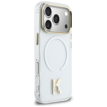 MagSafe maska za Apple iPhone 18 Pro Max / 17 Pro Max, Karl Lagerfeld, IML Karl Head Logo, prozirna