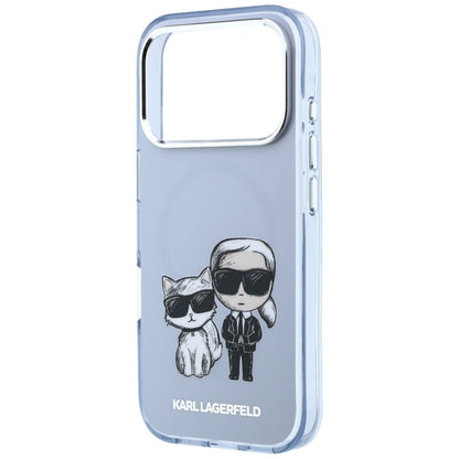 MagSafe futrola za Apple iPhone 18 Pro Max / 17 Pro Max, Karl Lagerfeld, IML KC Bodies Sketch Print, Plava