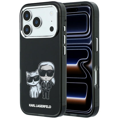 MagSafe futrola za Apple iPhone 18 Pro Max / 17 Pro Max, Karl Lagerfeld, IML KC Bodies Sketch Print, Crna