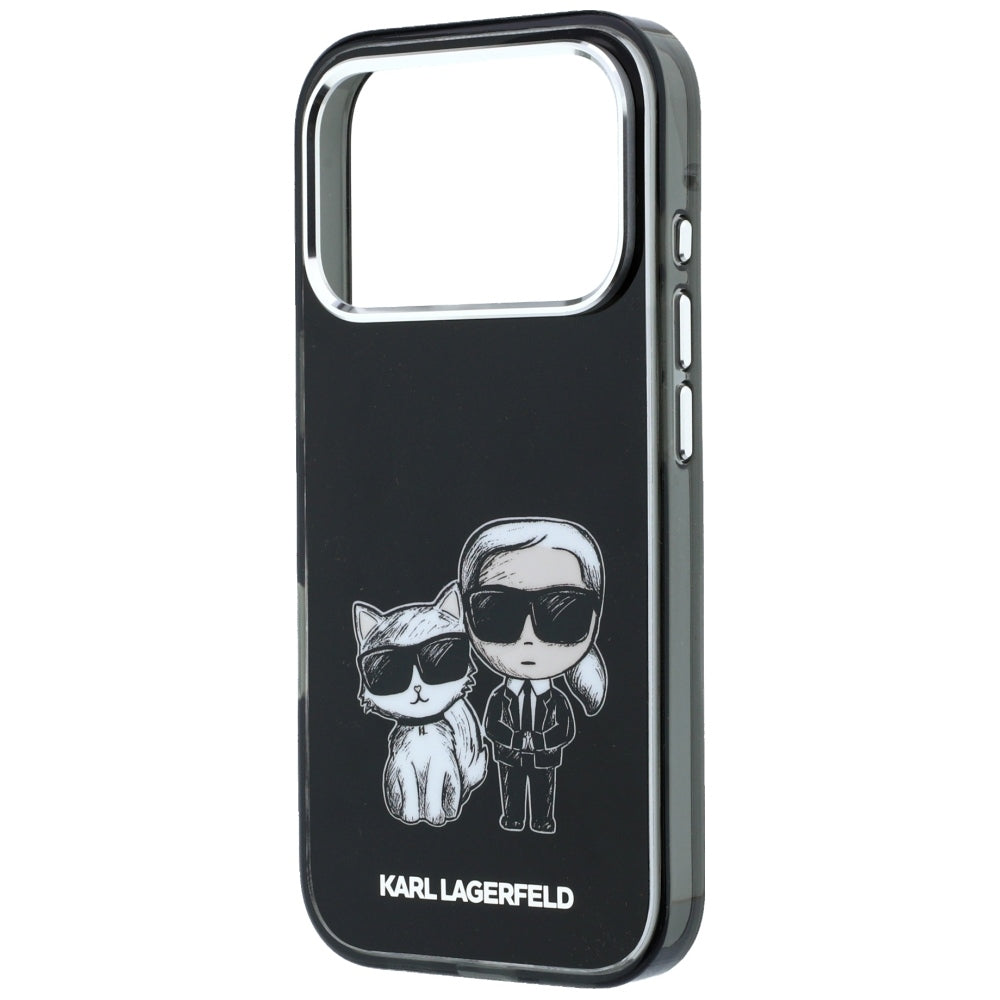 MagSafe futrola za Apple iPhone 18 Pro Max / 17 Pro Max, Karl Lagerfeld, IML KC Bodies Sketch Print, Crna