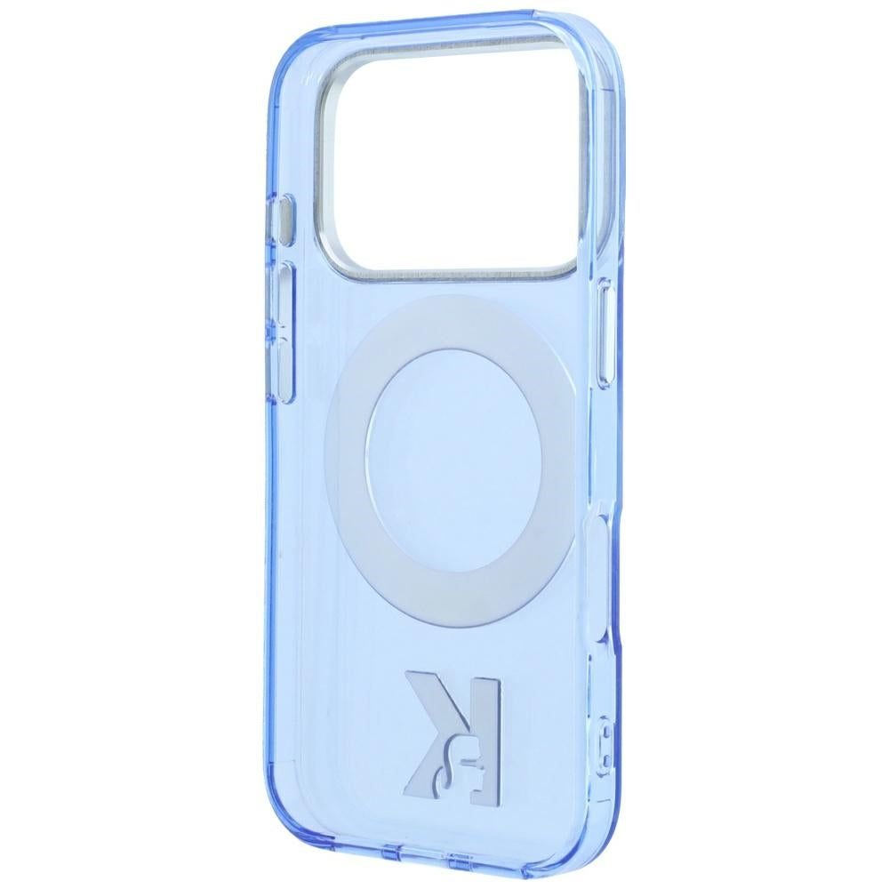 MagSafe futrola za Apple iPhone 18 Pro Max / 17 Pro Max, Karl Lagerfeld, IML Ring Stand Kameo Metal, Plava