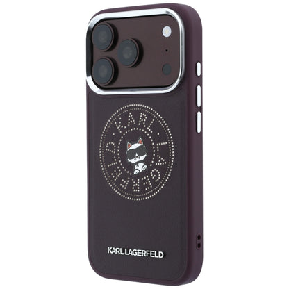 MagSafe futrola za Apple iPhone 18 Pro Max / 17 Pro Max, Karl Lagerfeld, Point and Choupette Sketch, Bordo