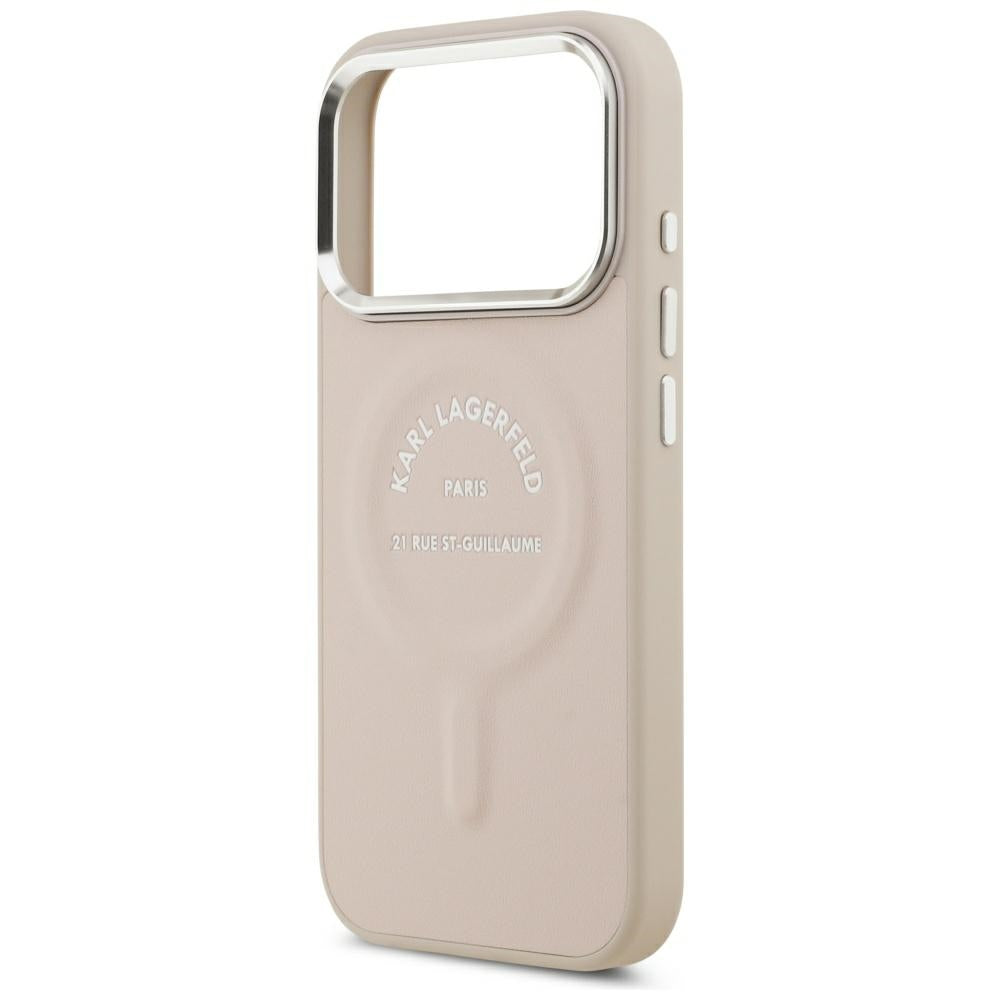 MagSafe maska za Apple iPhone 18 Pro Max / 17 Pro Max, Karl Lagerfeld, Ring Karl RSG Logo, Roza
