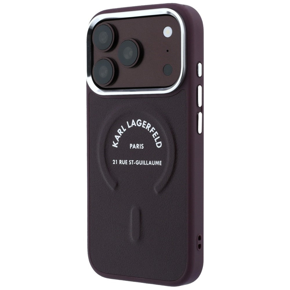 MagSafe futrola za Apple iPhone 18 Pro Max / 17 Pro Max, Karl Lagerfeld, Ring Karl RSG Logo, Bordo