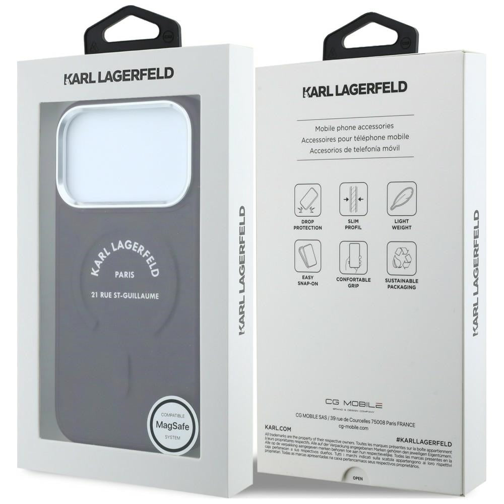 MagSafe futrola za Apple iPhone 18 Pro Max / 17 Pro Max, Karl Lagerfeld, Ring Karl RSG Logo, Bordo