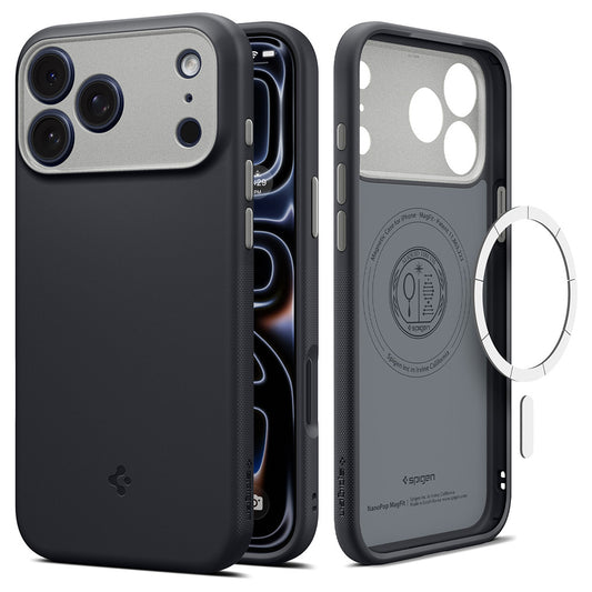 MagSafe futrola za Apple iPhone 18 Pro Max / 17 Pro Max, Spigen, Caseology Nano Pop, Crna ACS12142