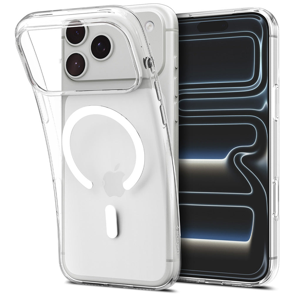 MagSafe futrola za Apple iPhone 18 Pro Max / 17 Pro Max, Spigen, Liquid Crystal, Prozirna Bijela ACS12143