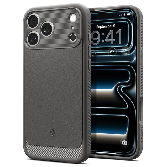 MagSafe futrola za Apple iPhone 18 Pro Max / 17 Pro Max, Spigen, Rugged Armor, Siva ACS12110