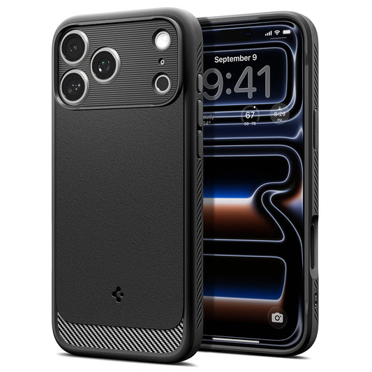 MagSafe futrola za Apple iPhone 18 Pro Max / 17 Pro Max, Spigen, Rugged Armor, Crna Mat ACS12109