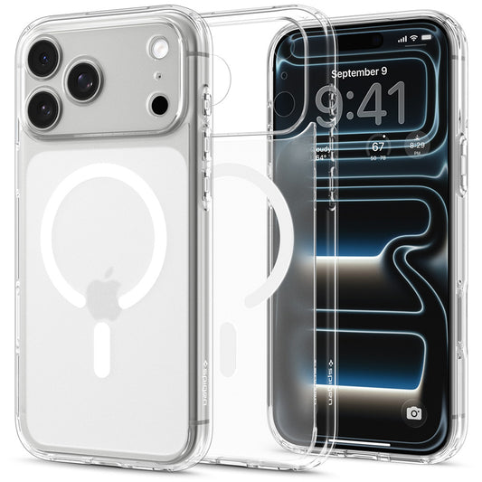 MagSafe maska za Apple iPhone 18 Pro Max / 17 Pro Max, Spigen, Ultra Hybrid, Bijela Satenska ACS12124