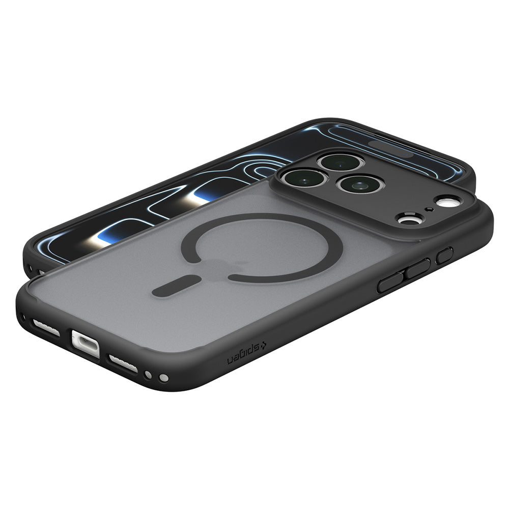 MagSafe futrola za Apple iPhone 18 Pro Max / 17 Pro Max, Spigen, Ultra Hybrid, Crna Satin ACS12123
