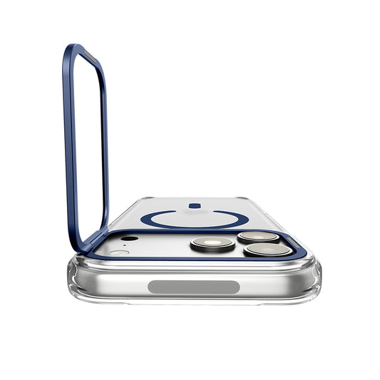 MagSafe futrola za Apple iPhone 18 Pro Max / 17 Pro Max, Spigen, Ultra Hybrid Optik S, Prozirna Tamnoplava ACS11909