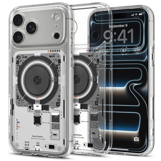 MagSafe futrola za Apple iPhone 18 Pro Max / 17 Pro Max, Spigen, Ultra Hybrid Neo One, Prozirna ACS12129