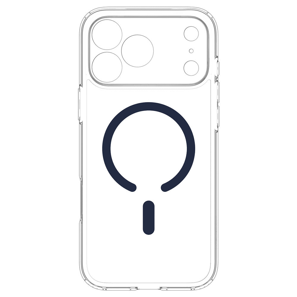 MagSafe futrola za Apple iPhone 18 Pro Max / 17 Pro Max, Spigen, Ultra Hybrid, Prozirna Tamnoplava ACS12121