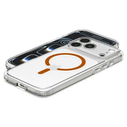 MagSafe futrola za Apple iPhone 18 Pro Max / 17 Pro Max, Spigen, Ultra Hybrid, Prozirna Narančasta ACS12122